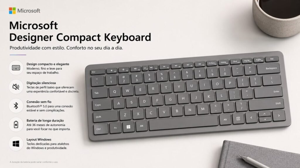 Microsoft Designer Compact Keyboard