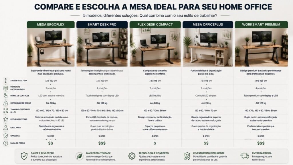modelo de mesa ideal home office