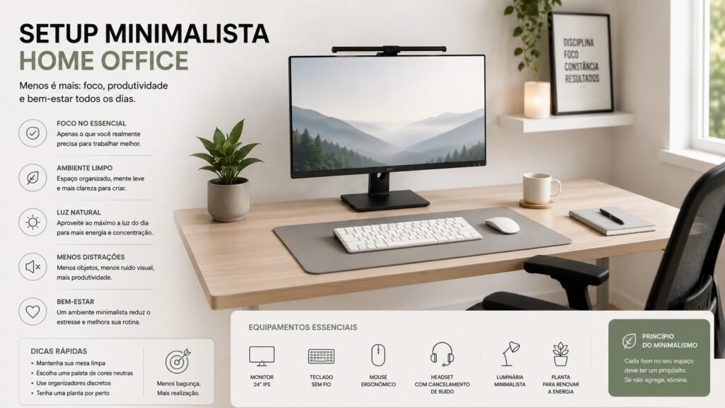 setup minimalista