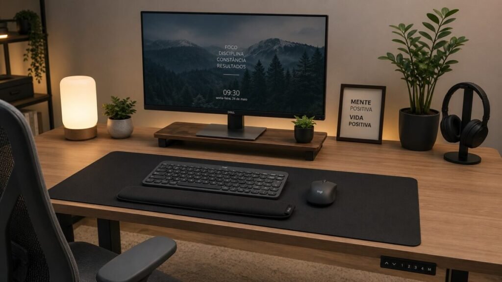 Setup silencioso home office