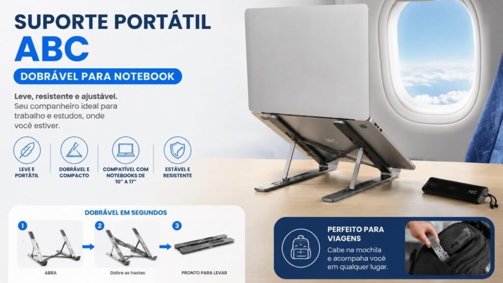 suporte notebook dobravel